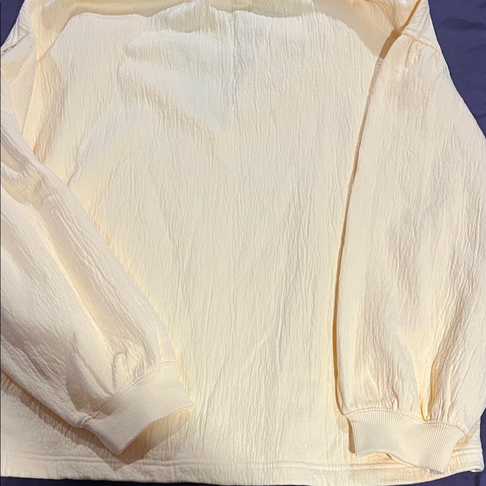 Aerie Women’s  Yellow Long Sleeve Top - Picture 4 of 4